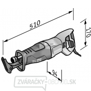 Flex Univerzálna šabľová píla 1100 W sa akceleračnom spínačom RS 11-28 Náhľad