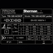 Sherman TIG 320ACDC pulse + Chladiace zariadenie WS-7,5LT, vozík TIG, horák TIG Sherman TIG 320ACDC pulse + Chladiace zariadenie WS-7,5LT, vozík TIG, horák TIG náhled