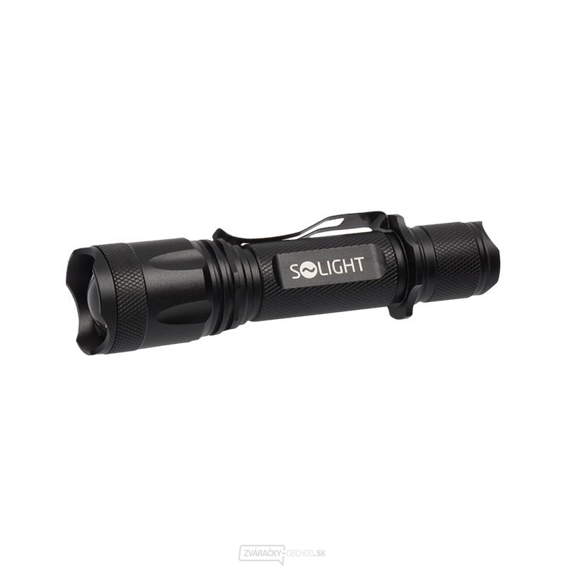 Solight dobíjacia LED baterka, 600lm, XM-L2 T6, zaostrovanie, 2200mAh Li-Ion, nabíjanie cez USB