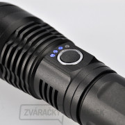 Solight dobíjacia LED baterka, 1000lm, zaostrenie, 2800mAh Li-Ion, USB, darčekové balenie Náhľad