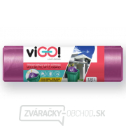 viGO! Vrecia do odpadkových košov LDPE 120l/10 ks 70x100cm 25µm - fialové gallery main image