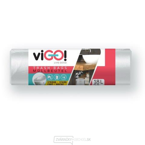 VIGO! Vrecia do odpadkových košov HD 18l/30 ks 40x50cm - biele