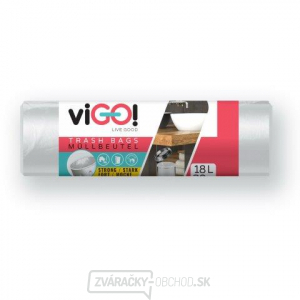 VIGO! Vrecia do odpadkových košov HD 18l/30 ks 40x50cm - biele gallery main image