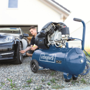 Scheppach HC 120 dc olejový dvojvalcový kompresor 10 bar so vzdušníkom 100 l Náhľad