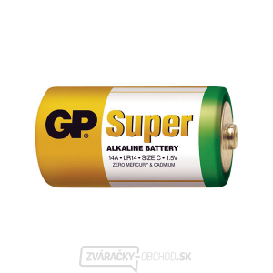 Batérie C (R14) alkalická GP Super Alkaline