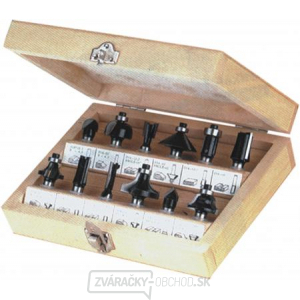 Sada fréz do dřeva 12 ks  FBR-12  Sada fréz do dřeva 12 ks  FBR-12  gallery main image