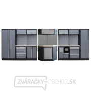 Zostava dielenského nábytku Procarosa PROFI XXL Pracovná doska: drevená, Hmotnosť: 480 kg Zostava dielenského nábytku Procarosa PROFI XXL Pracovná doska: drevená, Hmotnosť: 480 kg gallery main image