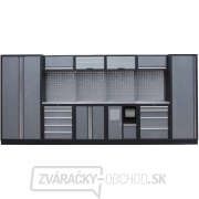 Zostava dielenského nábytku Procarosa PROFI L-II Pracovná doska: nerezová, Hmotnosť: 402 kg Zostava dielenského nábytku Procarosa PROFI L-II Pracovná doska: nerezová, Hmotnosť: 402 kg gallery main image