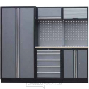 Zostava dielenského nábytku Procarosa PROFI SI Pracovná doska: drevená, Hmotnosť: 203 kg Zostava dielenského nábytku Procarosa PROFI SI Pracovná doska: drevená, Hmotnosť: 203 kg gallery main image