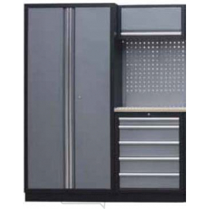 Zostava dielenského nábytku Procarosa PROFI XS-III Pracovná doska: drevená, Hmotnosť: 152 kg Zostava dielenského nábytku Procarosa PROFI XS-III Pracovná doska: drevená, Hmotnosť: 152 kg gallery main image