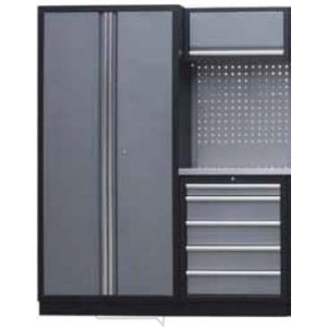 Zostava dielenského nábytku Procarosa PROFI XS-III Pracovná doska: nerezová, Hmotnosť: 157 kg Zostava dielenského nábytku Procarosa PROFI XS-III Pracovná doska: nerezová, Hmotnosť: 157 kg gallery main image