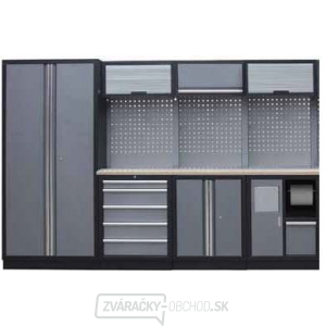 Zostava dielenského nábytku Procarosa PROFI M-II Pracovná doska: drevená, Hmotnosť: 263 kg Zostava dielenského nábytku Procarosa PROFI M-II Pracovná doska: drevená, Hmotnosť: 263 kg gallery main image