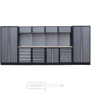 Zostava dielenského nábytku Procarosa PROFI L-III Pracovná doska: drevená, Hmotnosť: 444 kg Zostava dielenského nábytku Procarosa PROFI L-III Pracovná doska: drevená, Hmotnosť: 444 kg gallery main image