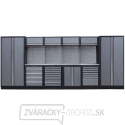 Zostava dielenského nábytku Procarosa PROFI L-III Pracovná doska: nerezová, Hmotnosť: 460 kg Zostava dielenského nábytku Procarosa PROFI L-III Pracovná doska: nerezová, Hmotnosť: 460 kg gallery main image