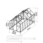 Hliníkový skleník VeGA 7000 STRONG-22 náhled