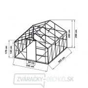 Hliníkový skleník VeGA 8000 STRONG-22 Hliníkový skleník VeGA 8000 STRONG-22 náhled