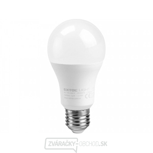žiarovka LED klasická, 9W, 800lm, E27, teplá biela gallery main image