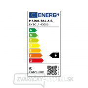 žiarovka LED mini, 5W, 410lm, E27, teplá biela Náhľad