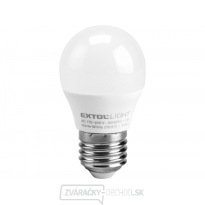 žiarovka LED mini, 5W, 410lm, E27, teplá biela žiarovka LED mini, 5W, 410lm, E27, teplá biela gallery main image