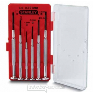 STANLEY 6-dielna sada hodinárskych skrutkovačov 1-66-039 STANLEY 6-dielna sada hodinárskych skrutkovačov 1-66-039 gallery main image