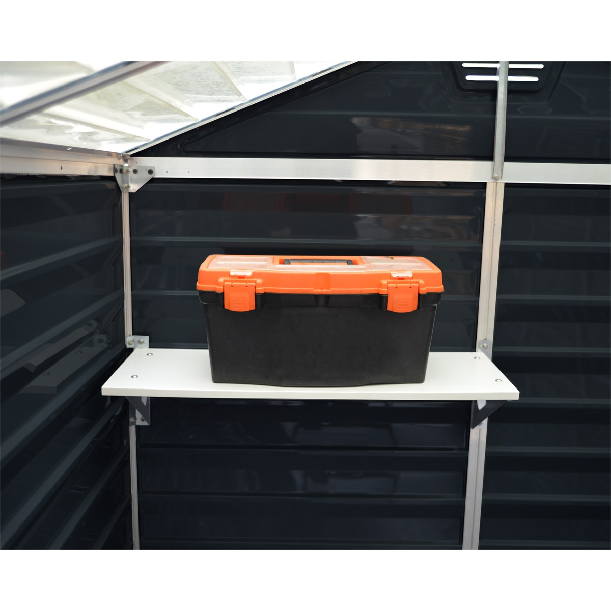 Palram Skylight 6x8 antracit záhradný domček Náhľad