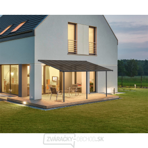 Palram Capri 5400 antracit 3 x 5,46 hliníková (montovaná) pergola gallery main image
