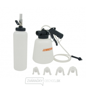 Prístroj na výmenu brzdovej kvapaliny a odvzdušnenie bŕzd 0,75 l + fľaša - JONNESWAY AE300214