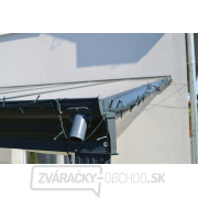 Hliníková pergola Lanitplast WALL 33 antracit + bronz PC náhled