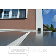 Hliníková pergola Lanitplast WALL 43 biela + opál PC náhled