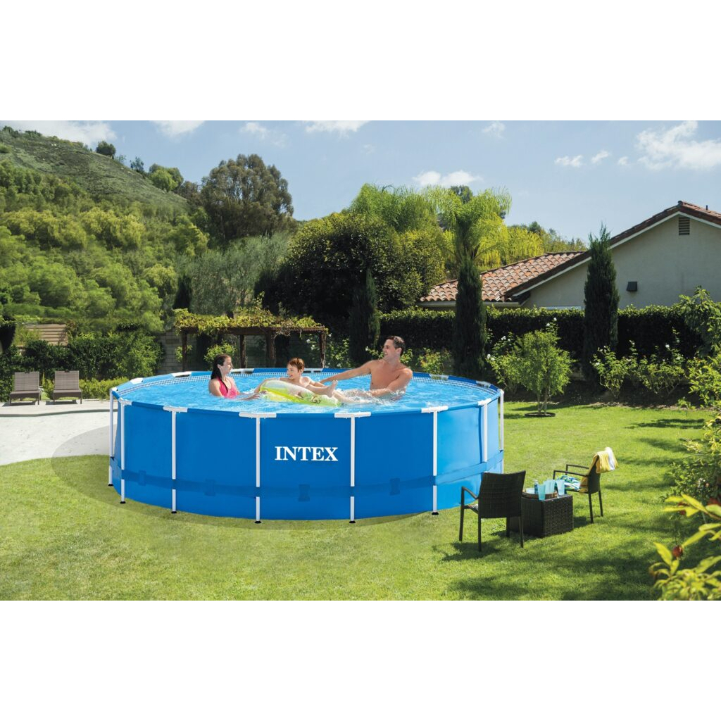 Bazén Florida 4,57x1,22 m + KF 3,8 vr. prísl. - Intex 28242/28236 Náhľad