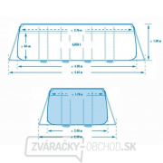 Bazén Florida Premium 2,00x4,00x1,00 m + KF 1,2 vr. prísl. - Intex 26776NP Náhľad