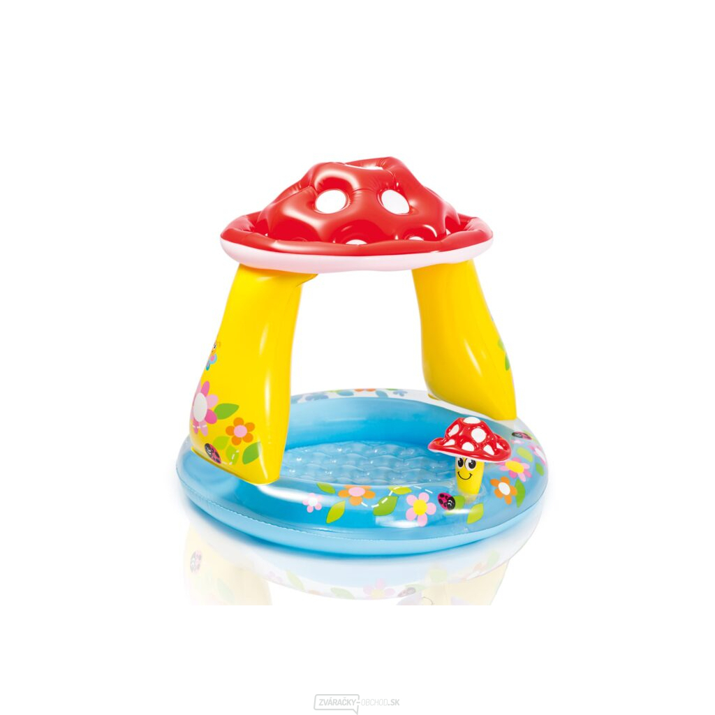 Bazén nafukovacie Muchotrávka so strieškou - 57114