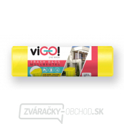 viGO! Vrecia do odpadkových košov LD 120l/8 ks PLAST - žlté gallery main image