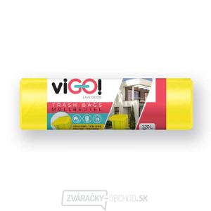 ViGO! Vrecia do odpadkových košov LD 120l/8 ks PLAST - žlté