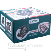 Píla kotúčová aku SHARE20V, 165mm, BRUSHLESS, 20V Li-ion, 2000mAh náhled