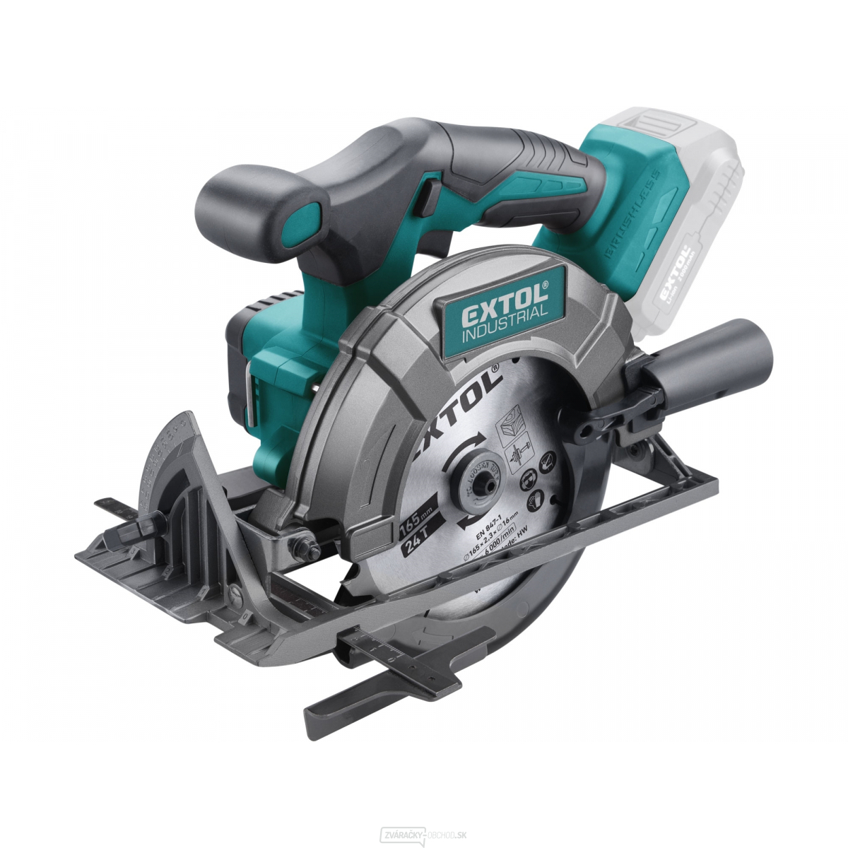 Píla kotúčová aku SHARE20V, 165mm, BRUSHLESS, 20V Li-ion, bez batérie a nabíjačky