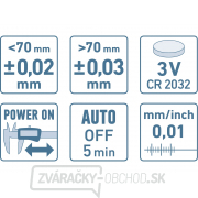Meradlo posuvné digitálne nerez, 0-150mm Náhľad