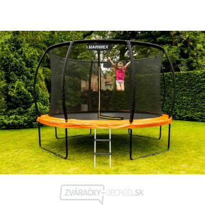 Trampolína Marimex Premium 396 cm + vnútorná ochranná sieť + schodíky ZADARMO gallery main image
