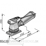 Flex Vibračná brúska s reguláciou otáčok v sade, OSE 80-2 Set Náhľad