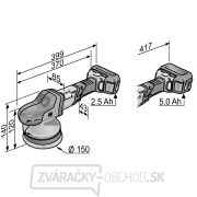 Flex Aku-excentrická leštička 18,0 V, XFE 15 150 18.0-EC/5.0 P-Set náhled