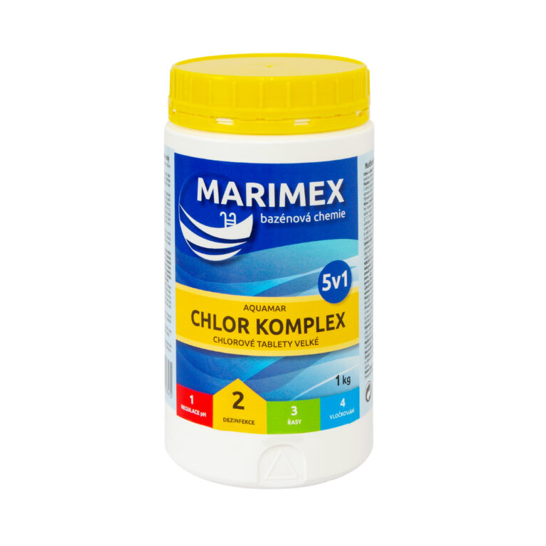 Marimex chlór komplex 5v1 1,0 kg (tableta)