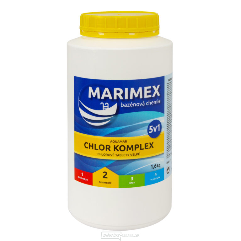 Marimex chlór komplex 5v1 1,6 kg (tableta)