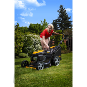 Benzínová kosačka na trávu Riwall PRO RPM 5155 PRO 4v1 s pojazdom Náhľad