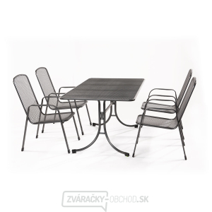 MWH Bani 4+ zostava nábytku z ťahokovu (4x stoličky Savoy Basic, 1x stôl Universal 145)