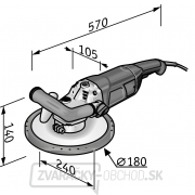 Flex Sanačná brúska na plochy, 180 mm, LD 24-6 180, Kit Turbo-Jet náhled