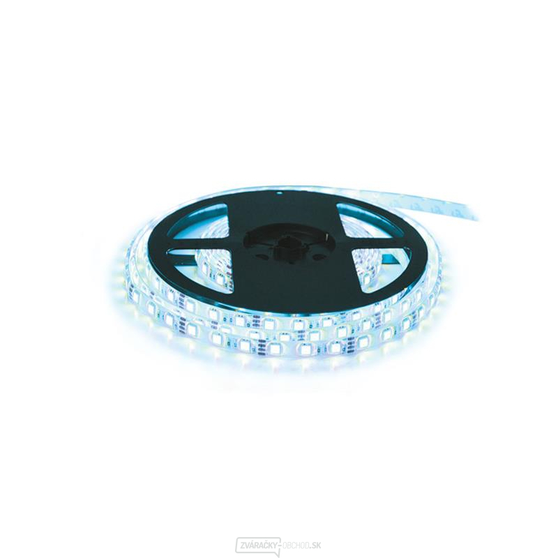 LED pásik 12V 5050 60LED/m IP20 max. 14.4W/m biela studená - ice blue (cievka 20m)