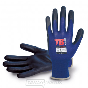 Univerzálny máčané pracovné rukavice TB 718STAC - vel.8