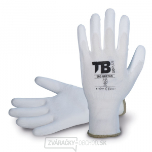 Univerzálny máčané pracovné rukavice TB 500 uretánu - vel.8