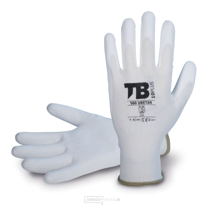 Univerzálny máčané pracovné rukavice TB 500 uretánu - vel.9