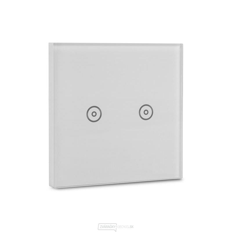 Chytrý WiFi vypínač HUTERMANN dvojtlačítkový